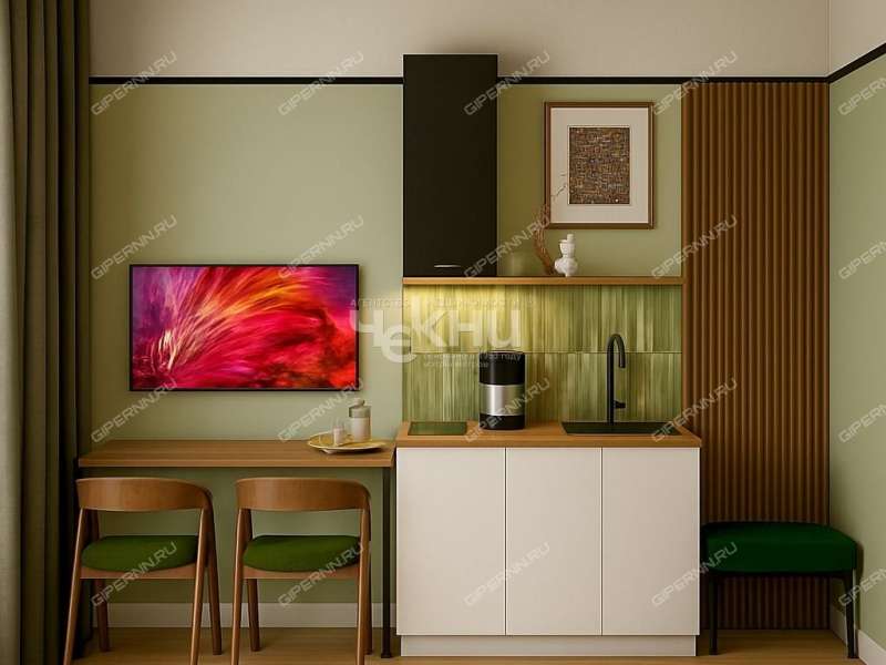 однокомнатная квартира на Алексеевской улице дом 24/27