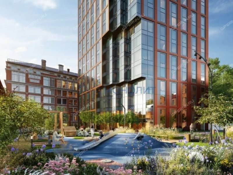 однокомнатная квартира в новостройке на улице Гаршина