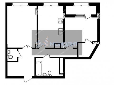 2-komnatnaya-ul-vladimira-vysockogo-d-1 фото