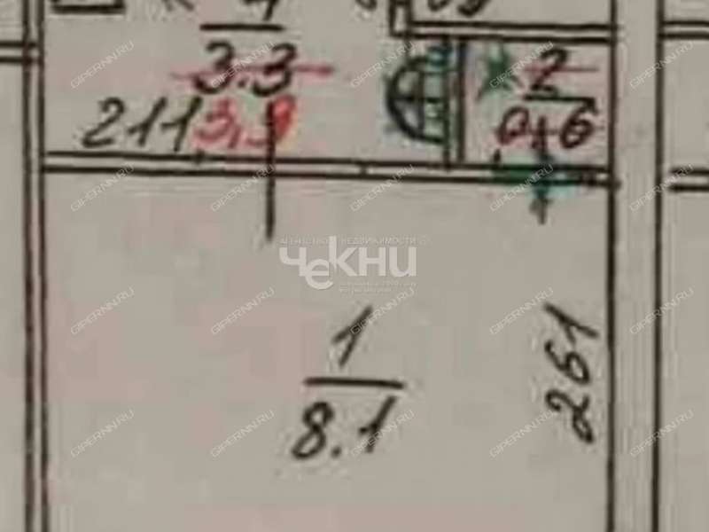 однокомнатная квартира на улице Бориса Панина дом 19а