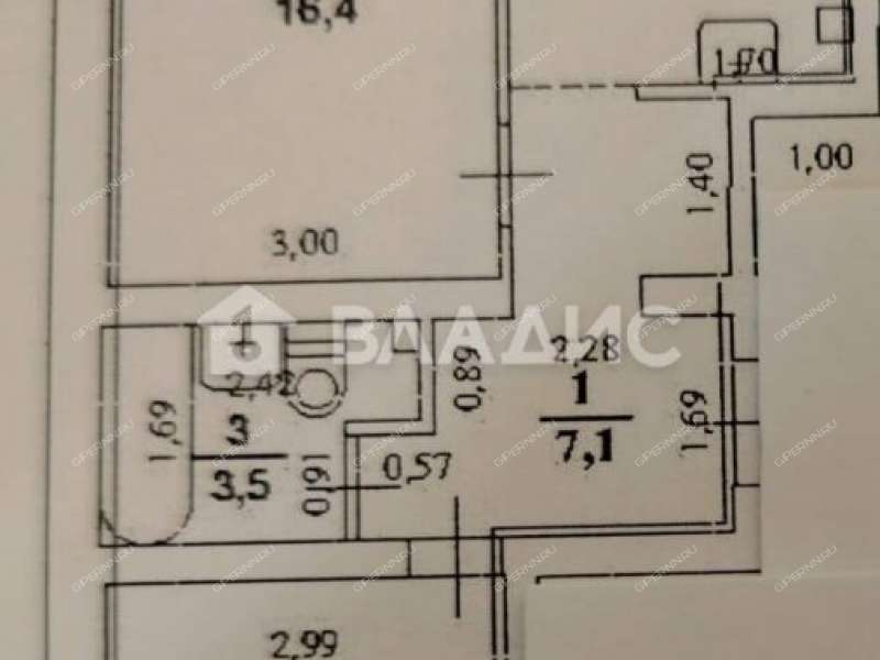 двухкомнатная квартира на Васильковой улице дом 161А
