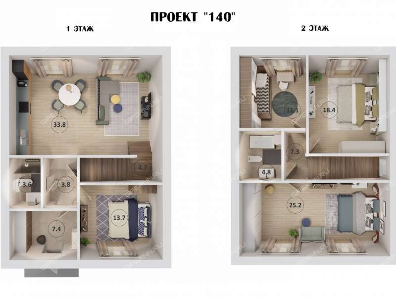 дом на 8-я Изумрудная ЖК Свой Изумрудный