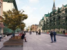 Новая Большая Покровская: амфитеатр, молодежный парк и зелень в кадках