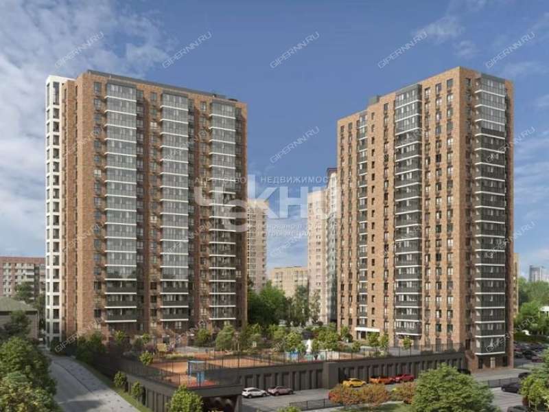 двухкомнатная квартира в новостройке на 2-й Оранжерейной улице