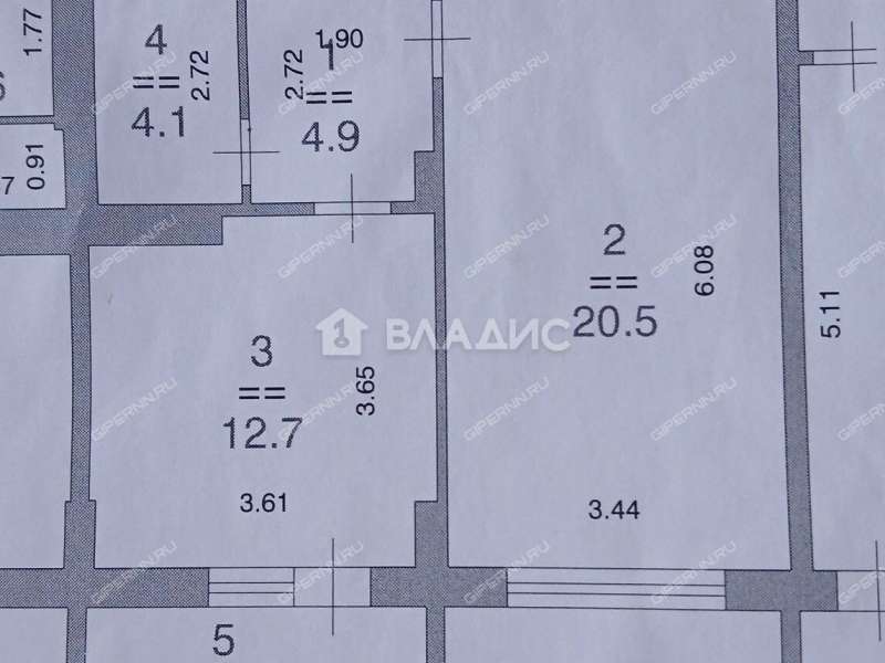 однокомнатная квартира на Волжской набережной дом 8