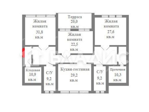 3-komnatnaya-ul-alekseevskaya-d-20b фото
