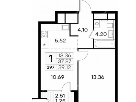 1-komnatnaya-ul-garshina фото