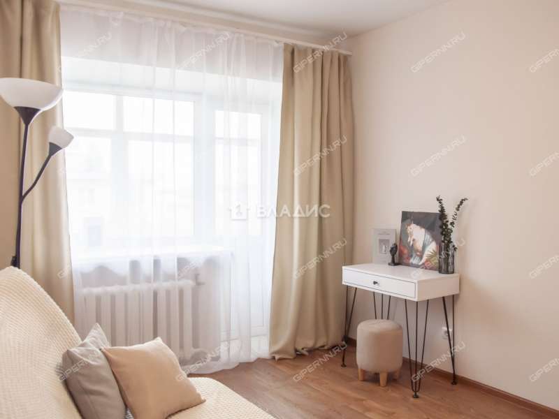 однокомнатная квартира на Берёзовской улице дом 68