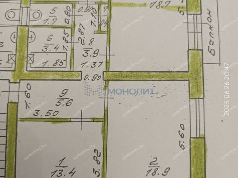 3-komnatnaya-prosp-gagarina-d-110b фото