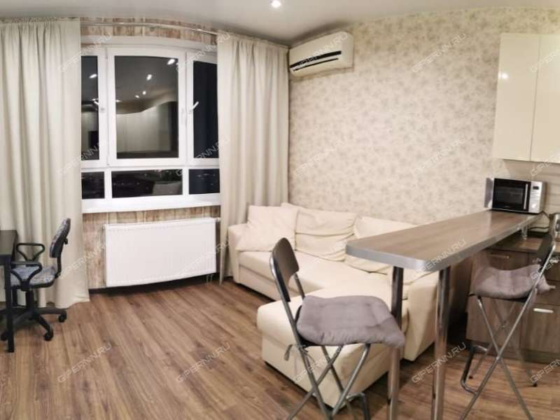 квартира-студия на проспекте Гагарина дом 101 к2