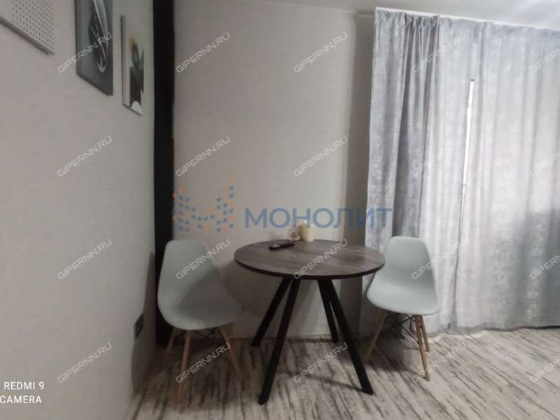 однокомнатная квартира на улице Панфиловцев дом 4В