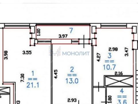 2-komnatnaya-ul-proletarskaya-d-4-k1 фото