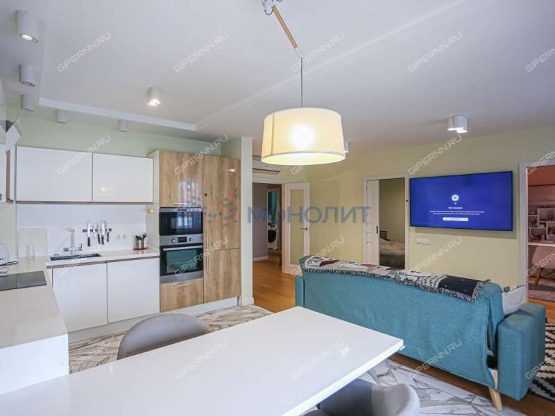 трёхкомнатная квартира на Мещерском бульваре дом 9