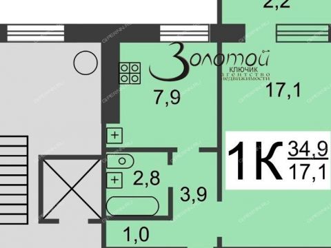1-komnatnaya-ul-dnepropetrovskaya-d-10 фото