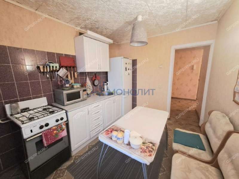 двухкомнатная квартира на улице Попова дом 28Б город Дзержинск