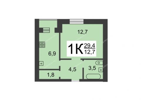 1-komnatnaya-ul-permyakova-d-22 фото