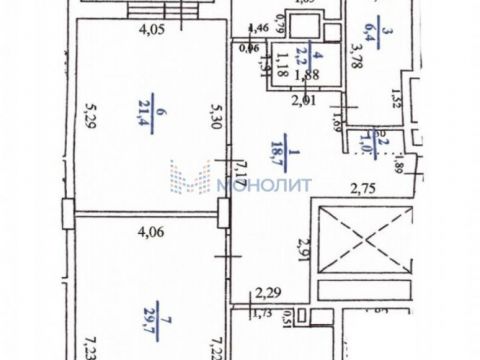 3-komnatnaya-ul-bolshaya-pokrovskaya-d-78 фото
