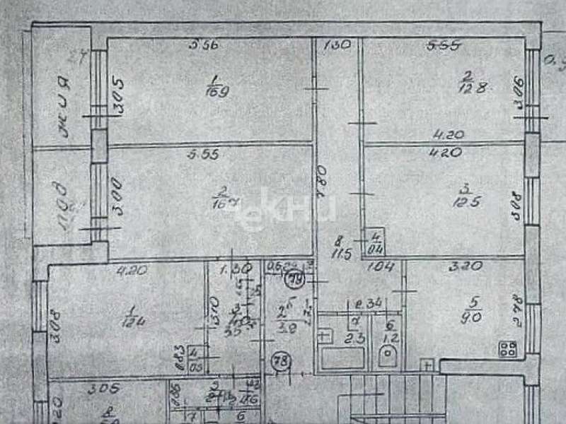 трёхкомнатная квартира на улице Тропинина дом 12