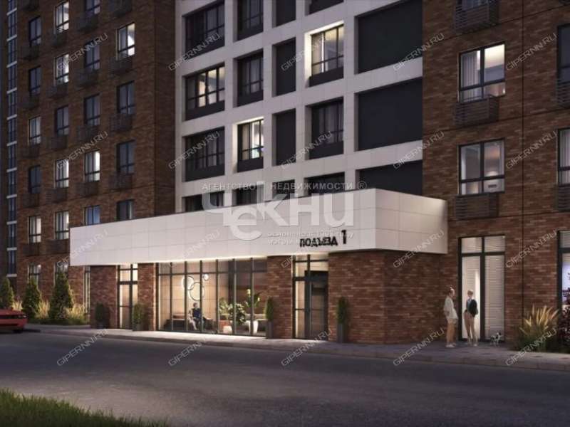 двухкомнатная квартира в новостройке на 2-й Оранжерейной улице