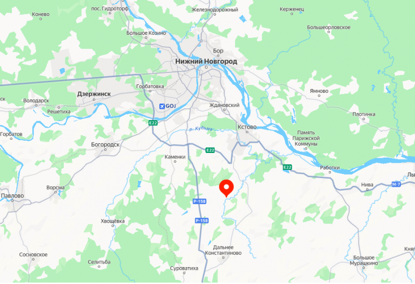 Скриншот с сервиса «Яндекс Карты»