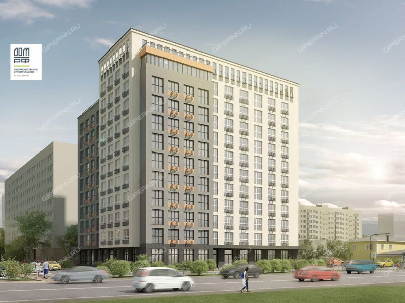 двухкомнатная квартира в новостройке на Мурашкинской улице