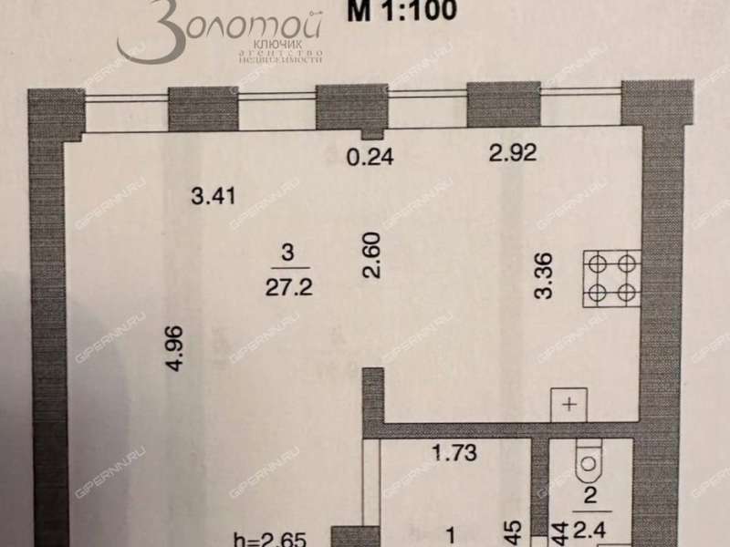 трёхкомнатная квартира в Плотничном переулке дом 17