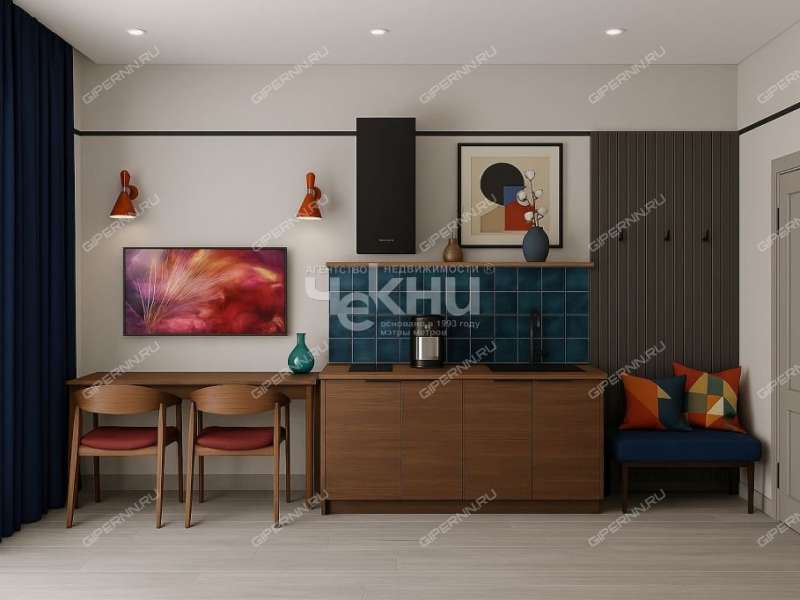 однокомнатная квартира на Алексеевской улице дом 24/27