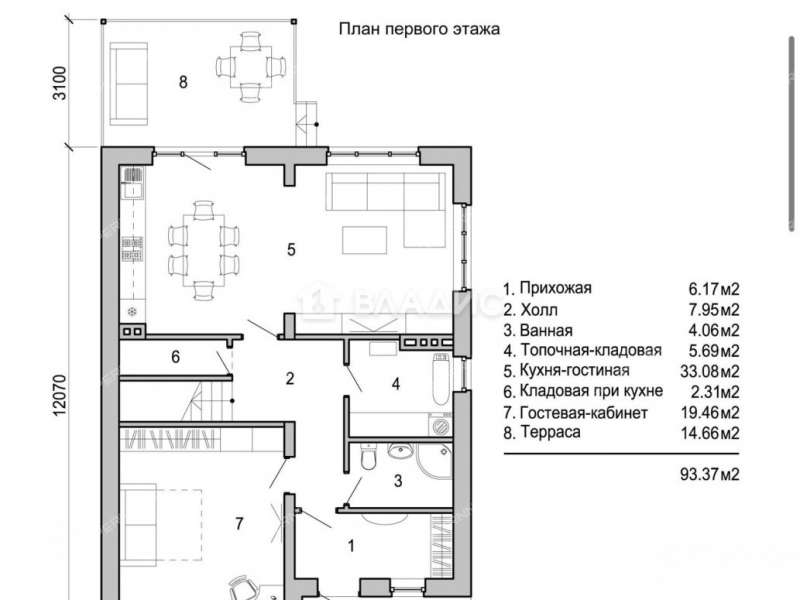 дом на улице Горная деревня Ржавка