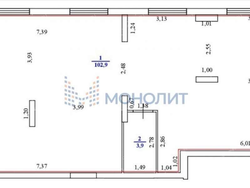 помещение под помещение свободного назначения, офис на 2-й Оранжерейной улице
