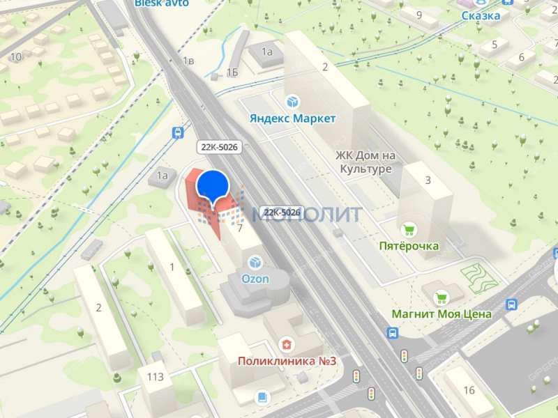 помещение под помещение свободного назначения на улице Циолковского