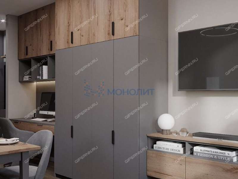 квартира-студия на улице 50-летия Победы дом 10 к1