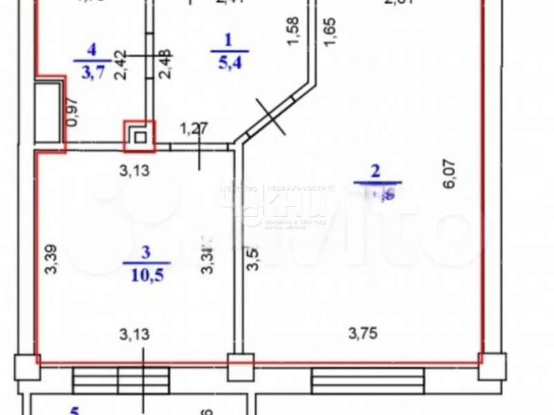 однокомнатная квартира на улице Июльских Дней дом 11