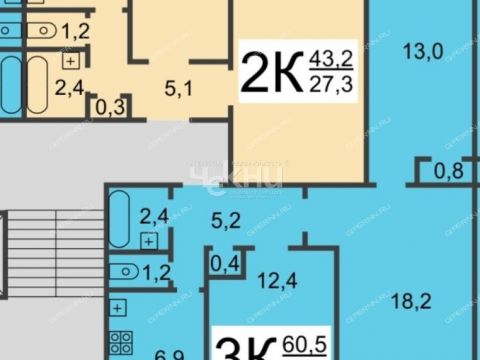 3-komnatnaya-ul-marshala-rokossovskogo-d-17 фото